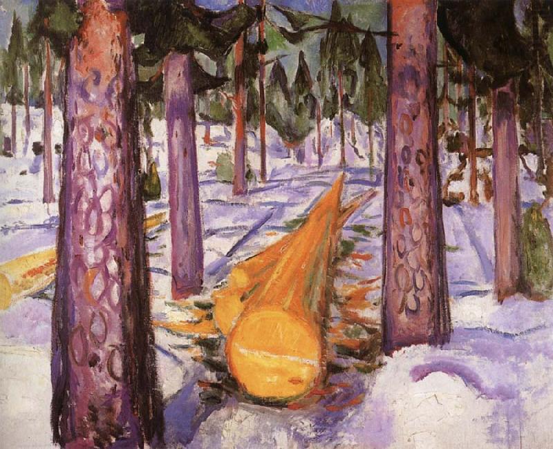 Yellow Wood, Edvard Munch